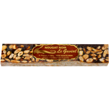 Barre de nougat noir - 200 Gr