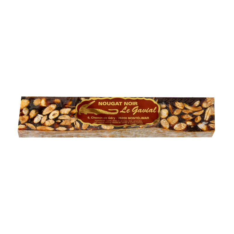 Barre de nougat noir - 200 Gr
